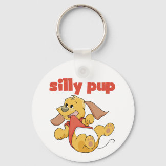 Silly Pup Tshirts and Gifts Keychain