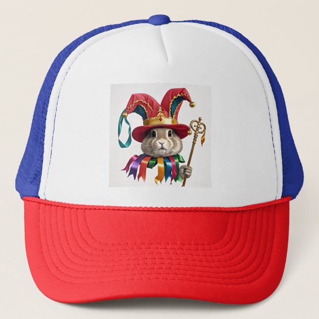 Silly rabbit from the cut trucker hat (Front)