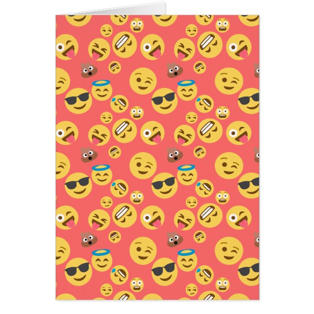 Silly Red Emoji Pattern (Front)