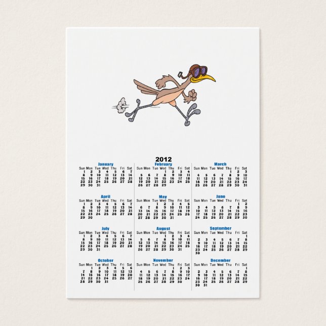 silly roadrunner bird cartoon (Front)