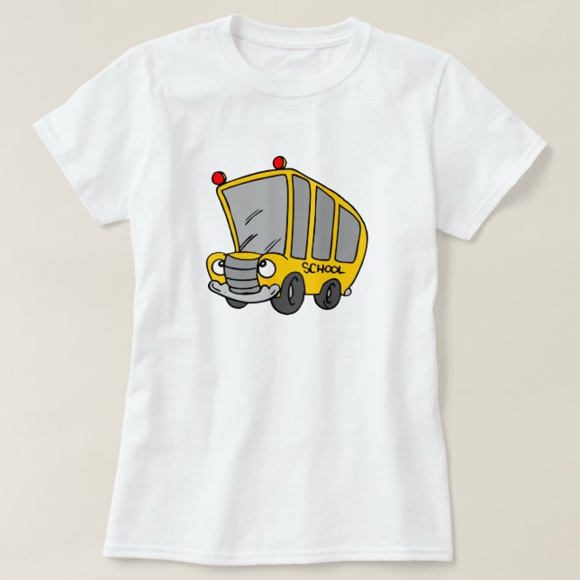 Silly School Bus T-Shirt (Design Front)