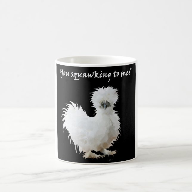 Silly Silkie Coffee Mug (Center)
