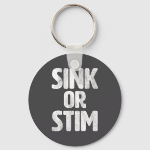 Silly Sink Stim Neurodivergent Normalize Autism St Keychain