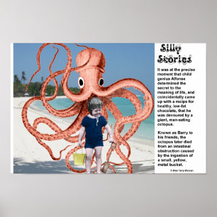 Silly Stories: Man-eating Octopus Poster