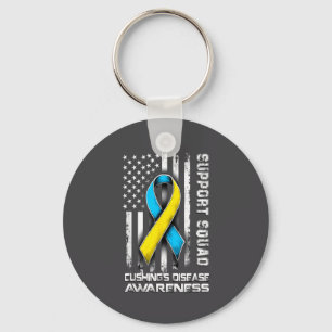 Silly Support Disease s Squad Awareness Cushing Keychain