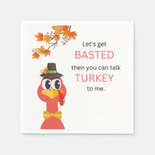 Silly Thanksgiving Paper Napkin