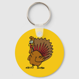 Silly Turkey Keychain
