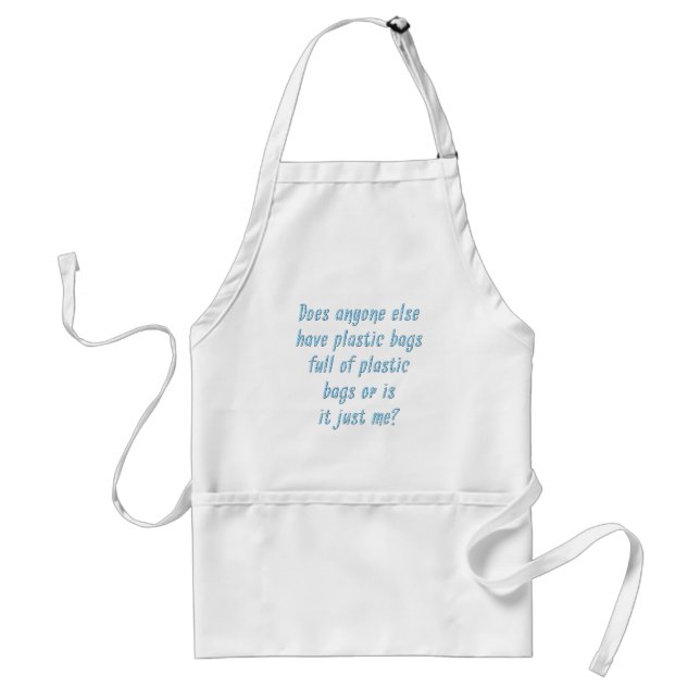 Silly Words or Funny Phrases Confuse Your Friends Standard Apron (Front)