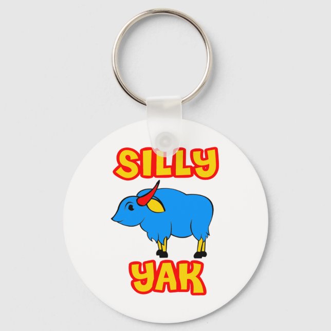 Silly Yak Keychain (Front)