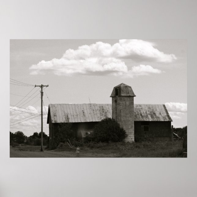 Silo and Barn Poster (Front)