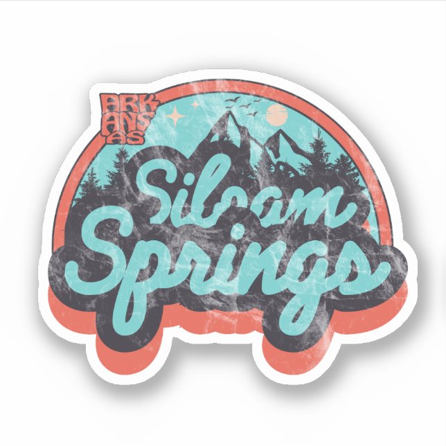 Siloam Springs, Sticker Arkansas (Devant)