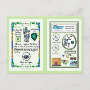 Silonar Wizard - Silicon Element Postcard