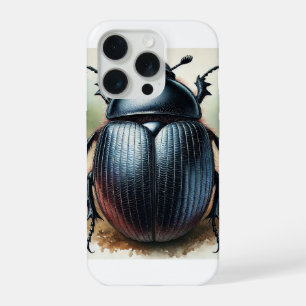 Silpha beetle 120924IREF230 - Watercolor iPhone 15 Pro Case