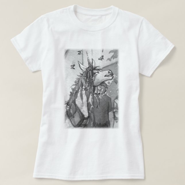 Silubhra - BW Profile T-Shirt (Design Front)