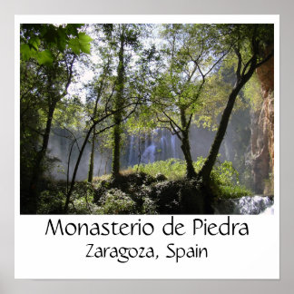 silva2, Monasterio de Piedra, Zaragoza, Spain Poster