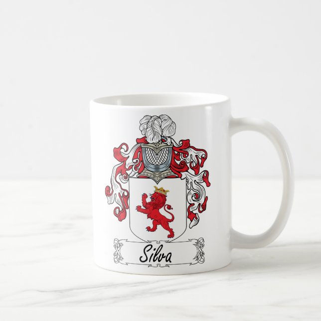 Silva Family Crest Coffee Mug (Right)
