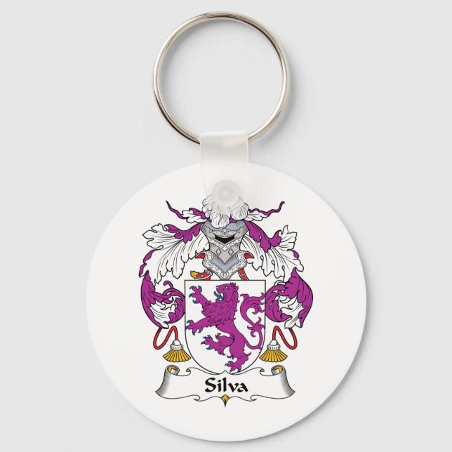 Silva Family Crest Keychain (Front)