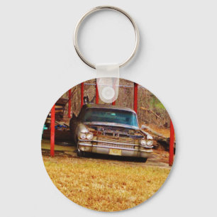 Silver 1963 Sadan Deville Keychain