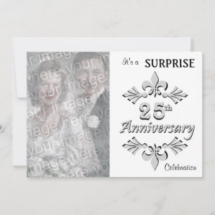 Silver (25th) Anniversary Party invitations