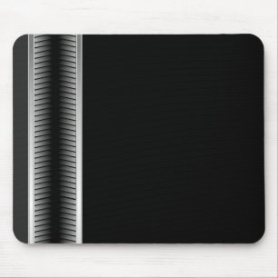 Silver and Black Industrial Mouse pad