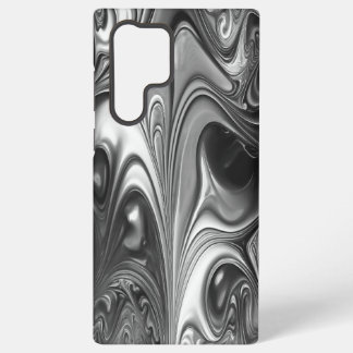 Silver and Black Molten Samsung Galaxy Case