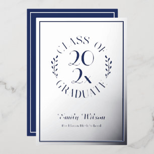 Silver and Blue Class Of 2025 Graduation Party
