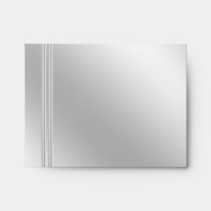 Silver and Diamond Effect Custom Envelopes, A2 Envelope