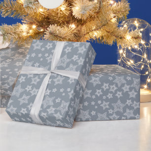 Silver and Glitter Wrapping Paper