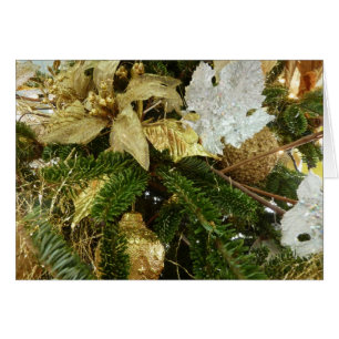Silver and Gold Christmas Tree II Holiday