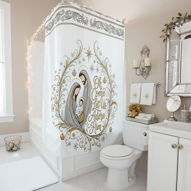 Silver and gold nativity Christmas (Creator Uploaded)