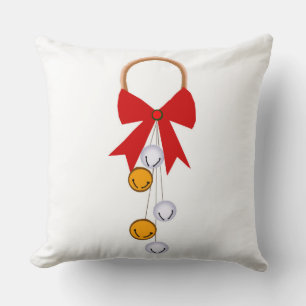 Silver and Gold Ornament Throw Pillow