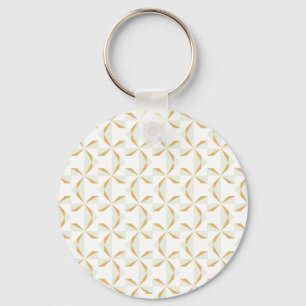 Silver and Gold Pinwheels Keychain
