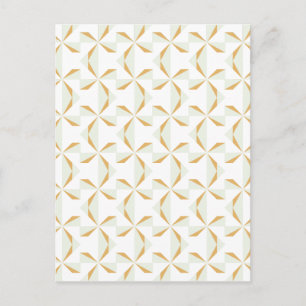 Silver and Gold Pinwheels Postcard