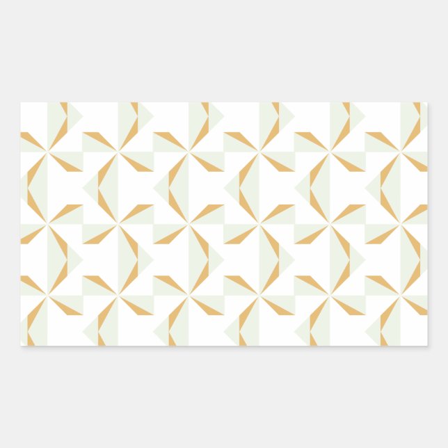 Silver and Gold Pinwheels Sticker (Front)