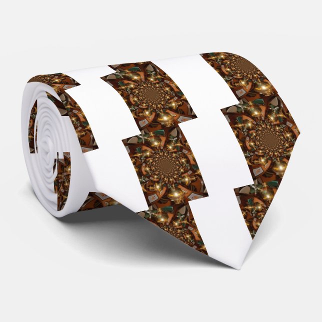 Silver and Gold Tie (Rolled)