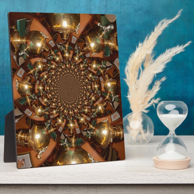 Silver and GoldElegant Tea Culture – Vintage Samov Plaque (Side)