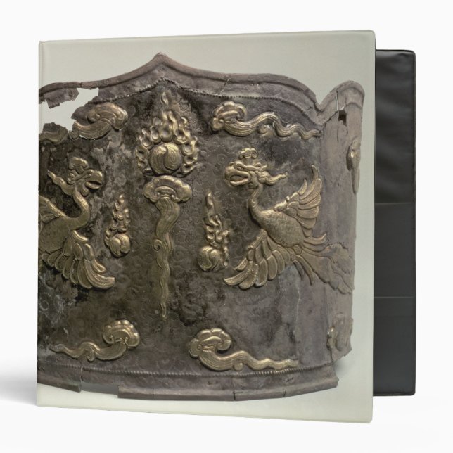 Silver and parcel gilt Imperial Crown Binder (Front/Inside)