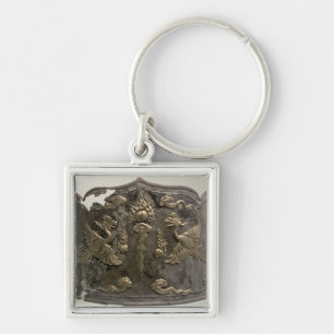 Silver and parcel gilt Imperial Crown Keychain