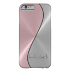 Silver and Pink Stainless Steel Metal