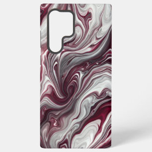 Silver and Purple Swirl Samsung Galaxy Case