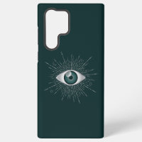 Silver and Teal Green Mystic Evil Eye Nazar Mati