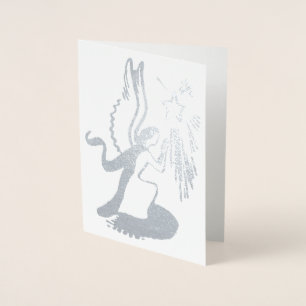 Silver Angel Foil Card