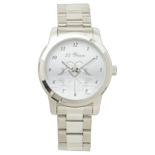 Silver Anniversary Dolphins and Heart Watch