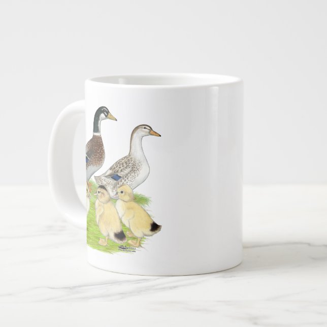 Silver Appleyard Family Large Coffee Mug (Front Left)