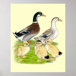 Silver Appleyard Family Poster