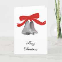 Silver Bells Christmas Card
