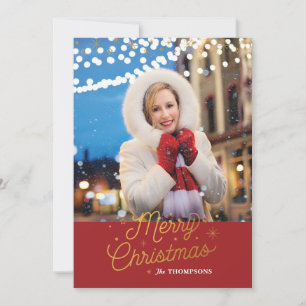 SILVER BELLS / Christmas Photo Card