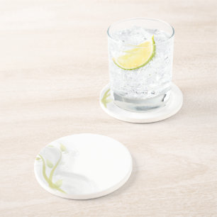 Silver Bells Watercolor Wash Coaster
