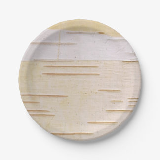 Silver Birch Bark Paper Plate