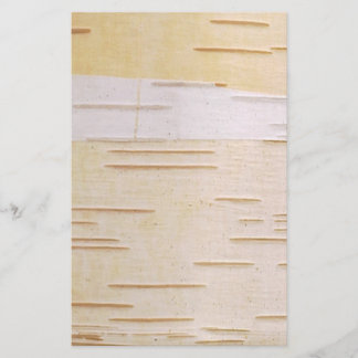 Silver Birch Bark Stationery